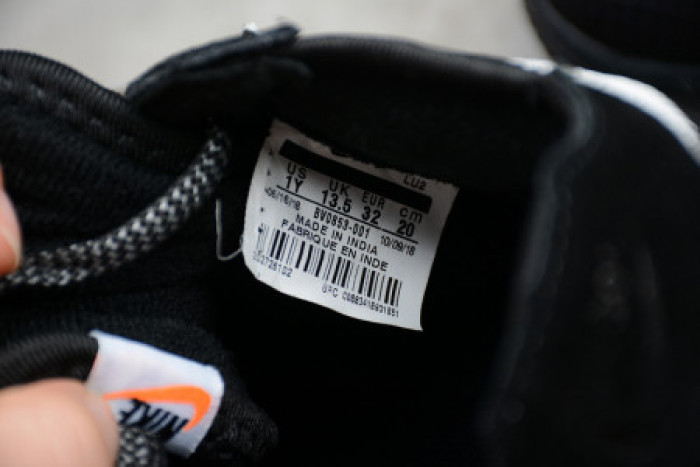 AIR FORCE 1 LOW OFF-WHITE BLACK (TD) BV0853-001 - CCSHOES