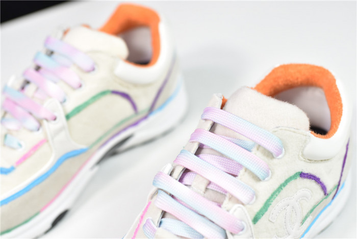 CHNE1 Leather Low Top Sneakers - CCSHOES