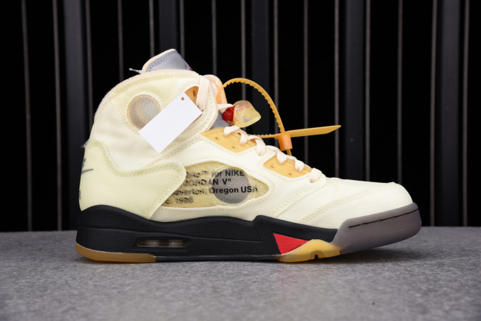 Jordan 5 Retro OFF-WHITE Sail DH8565-100 - CCSHOES