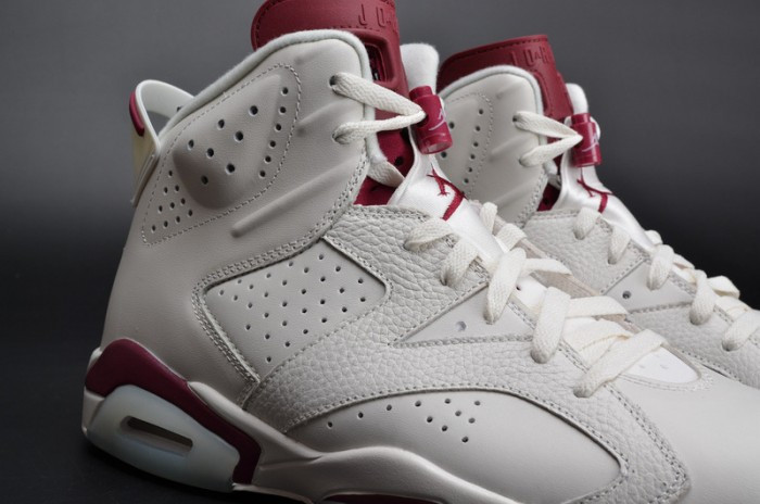 Air Jordan 6 Retro “Maroon” white 384664-116 - CCSHOES