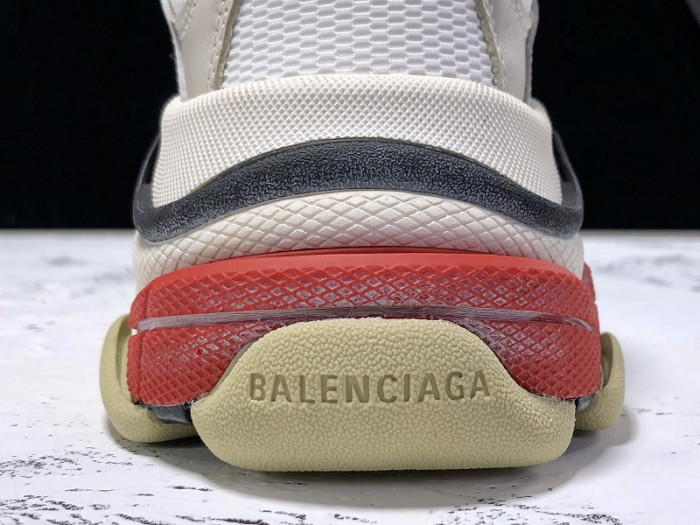 BLCG Triple S White Black Red 533882 W09E1 9000 - CCSHOES