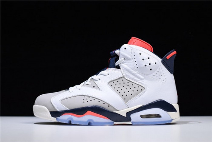 Air Jordan 6 Retro Tinker White/Infrared 23-Neutral Grey-Sail 384664-104 - CCSHOES