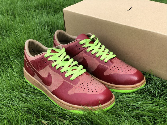 Nike Dunk Low 1-Piece Laser Varsity Red Chartreuse 311611-661 - CCSHOES