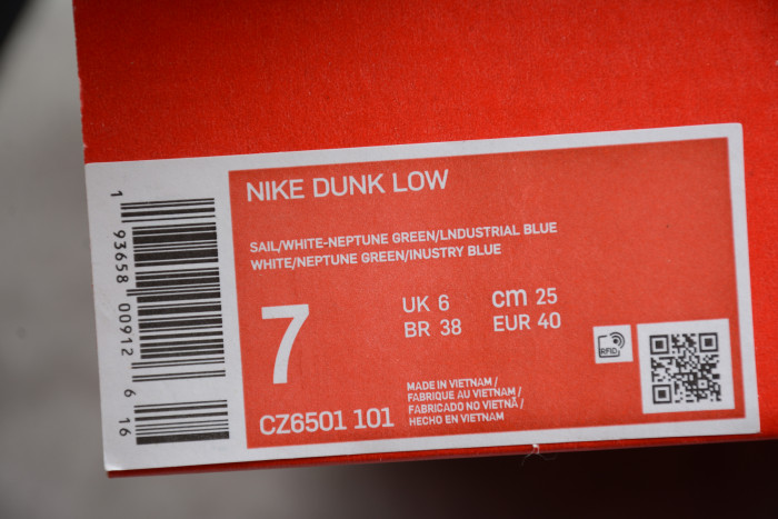 Nike Dunk Low Kasina Neptune Green CZ6501-101 - CCSHOES