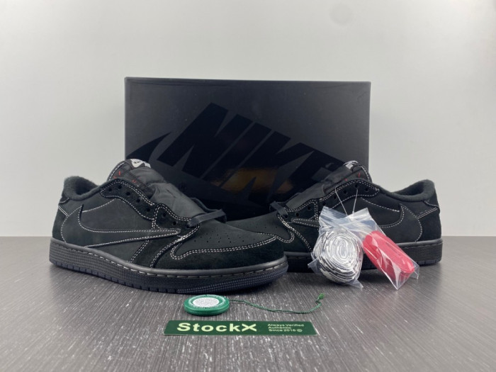 Travis Scott x Air Jordan Air Jordan 1 Retro Low “Black Phantom" DM7866-001 - CCSHOES