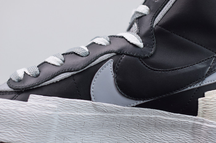 SACAI X NIKE BLAZER MID BLACK GREY BV0072-002 - CCSHOES