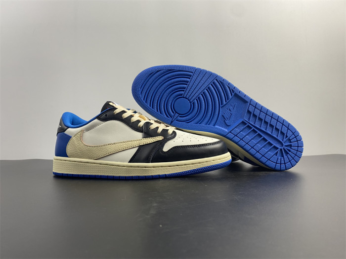 Fragment Design x Travis Scott x Air Jordan 1 Retro Low DM7866-140 - CCSHOES