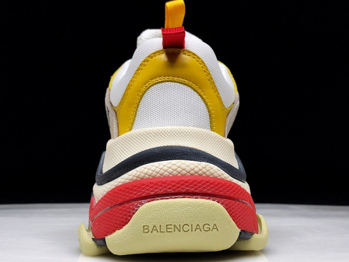 BLCG Triple S Cream Yellow Red 524038 W09O5 9035 - CCSHOES