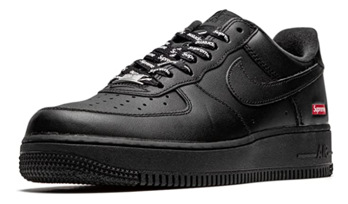 NIKE AIR FORCE 1 LOW SUPREME BLACK - CCSHOES
