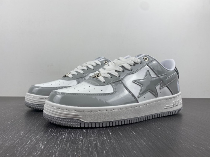 A Bathing Ape Bape Sta white and grey - CCSHOES