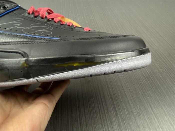 Jordan 2 Retro Low SP Off-White Black Blue DJ4375-004 - CCSHOES