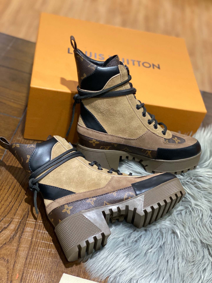 LOUI VUITTO LAUREATE PLATFORM DESERT BOOT - CCSHOES