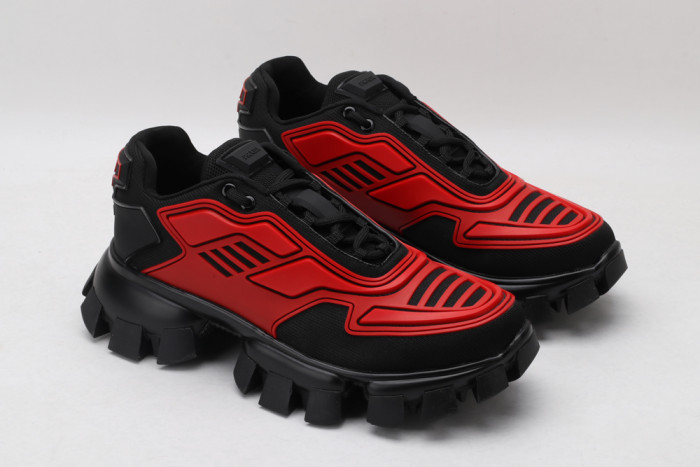 PRAD CLOUDBUST THUNDER KNIT RED AND BLACK - CCSHOES