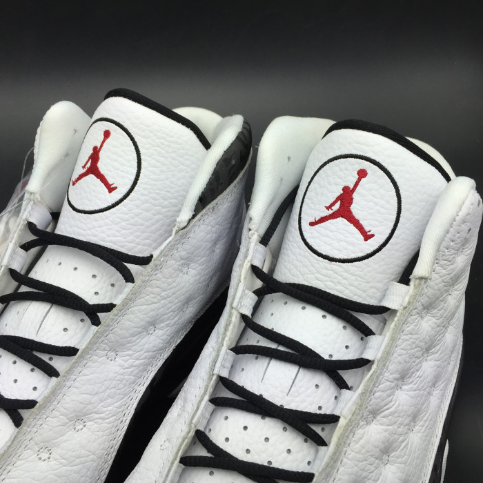 AIR JORDAN 13 RETRO SNGL DAY "LOVE AND RESPECT" black/ white mens 888164-112 - CCSHOES