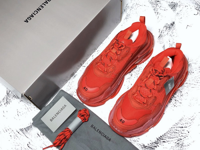 BLCG Triple S Red Clear Sole 541624 W09O1 6500 - CCSHOES