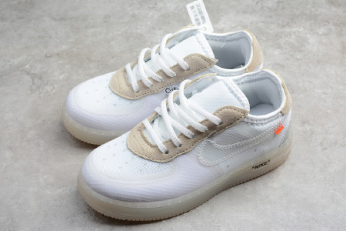 NIKE AIR FORCE 1 LOW OFF-WHITE WHITE(TD) BV0853-100 - CCSHOES