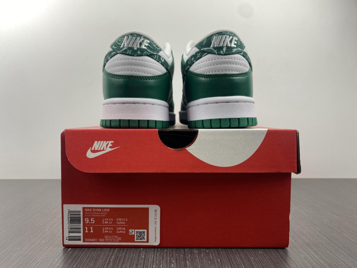 NIKE DUNK LOW ESSENTIAL PAISLEY PACK GREEN (W) DH4401-102 - CCSHOES