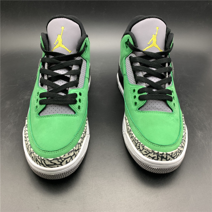 Air Jordan 3 Retro Tinker Oregon Ducks PE shoes AJ3 867493 - CCSHOES