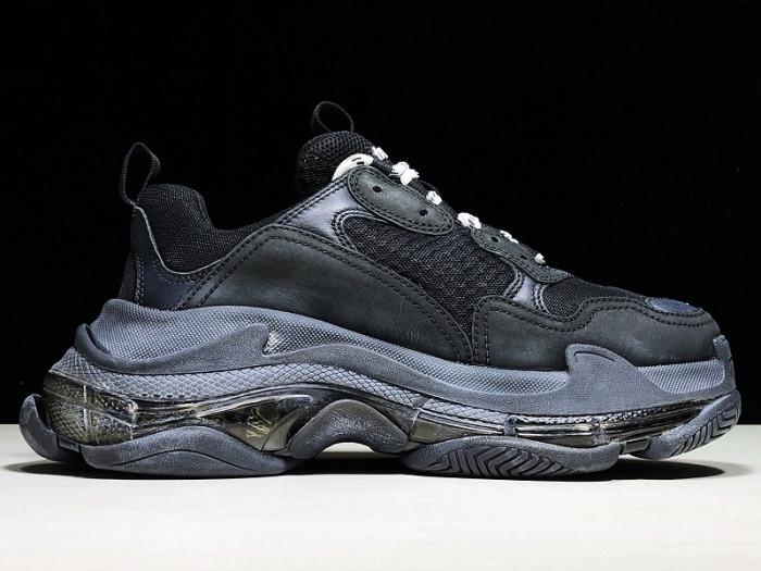 BLCG Wmns Triple S Trainer 'Black Clear Sole' 544351 W09O1 1000 - CCSHOES
