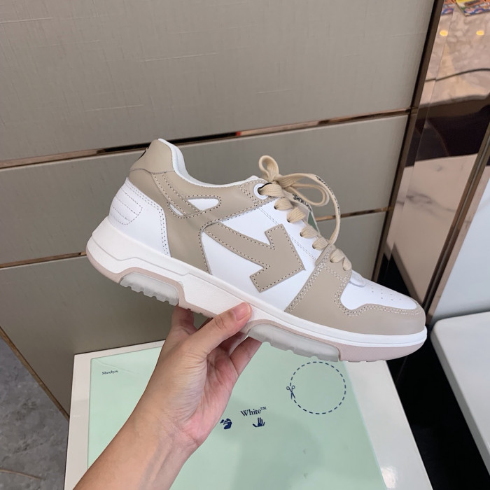 OFF WHITE™ C/O VIRGIL ABLOH OUT OF OFFICE LOW-TOP LEATHER SNEAKERS "OOO" - CCSHOES