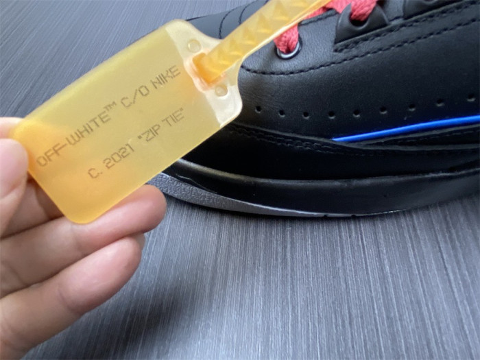 Jordan 2 Retro Low SP Off-White Black Blue DJ4375-004 - CCSHOES