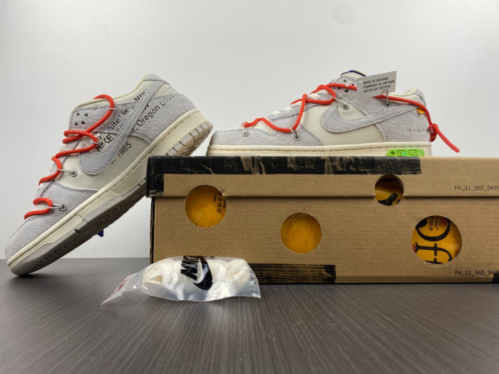 Nike Dunk Low Off-White Lot 13 DJ0950-110 - CCSHOES