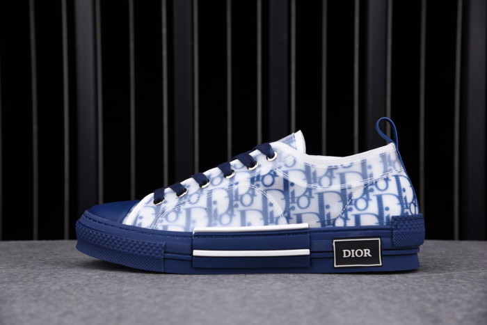 DR B23 Low Top Oblique Sneaker Blue - CCSHOES