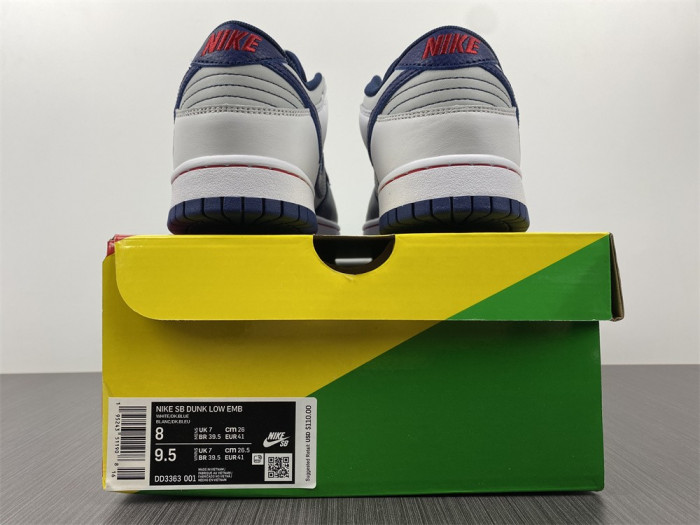 Nike Dunk Low EMB NBA 75th Anniversary Brooklyn Nets DD3363-001 - CCSHOES