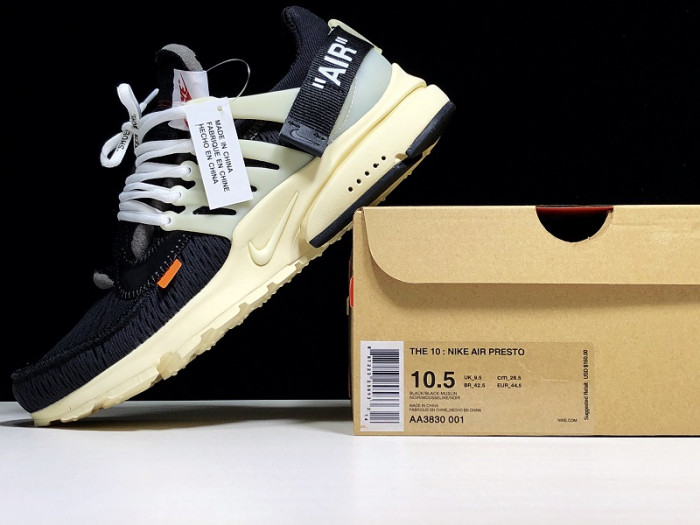 Nike Air Presto Off-White AA3830-001 - CCSHOES
