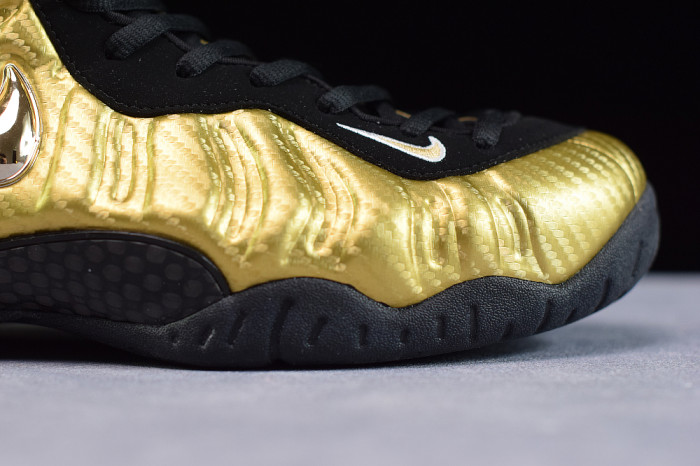 Nike Air Foamposite Pro “Metallic Gold” Black mens 624041-701 - CCSHOES
