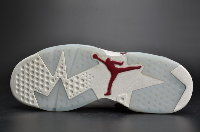 Air Jordan 6 Retro “Maroon” white 384664-116 - CCSHOES
