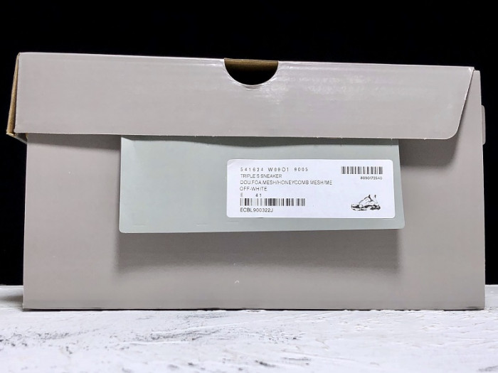 BLCG Triple S Clear Sole Beige 541624 W09O1 9005 - CCSHOES