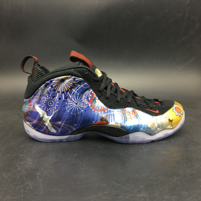 NIKE AIR FOAMPOSITE ONE LNY QS "LUNAR NEW YEAR 2018" AO7541-006 - CCSHOES
