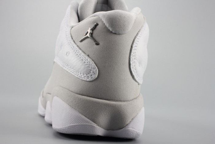 Air Jordan 13 Low“Pure Money” white mens 310810-100 - CCSHOES