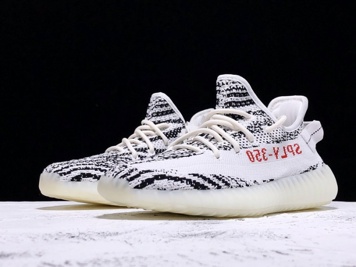 Adidas Yeezy Boost 350 V2 Zebra Black White CP9654 - CCSHOES
