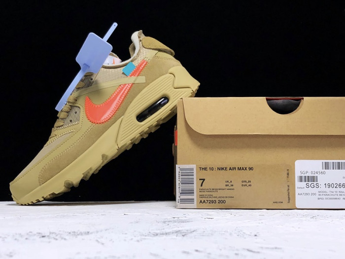 AIR MAX 90 OFF-WHITE DESERT ORE AA7293-200 - CCSHOES