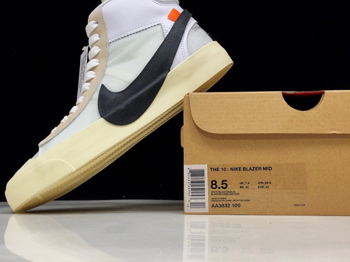 NIKE BLAZER MID OFF-WHITE AA3832-100 - CCSHOES