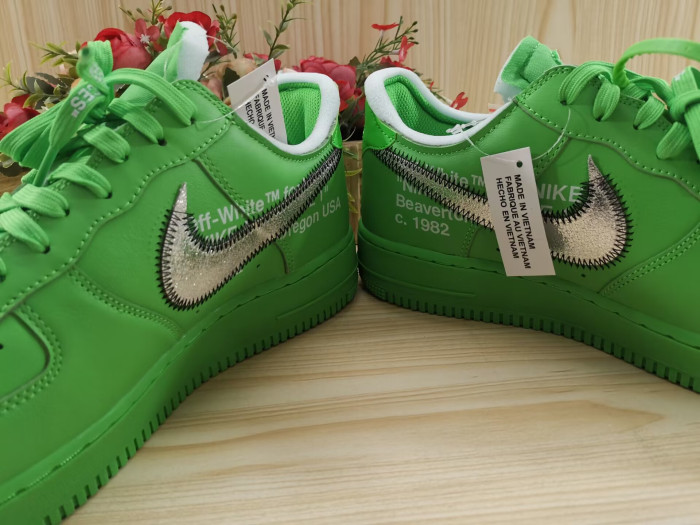 Nike Air Force 1 Low OFF-WHITE Brooklyn DX1419-300 - CCSHOES