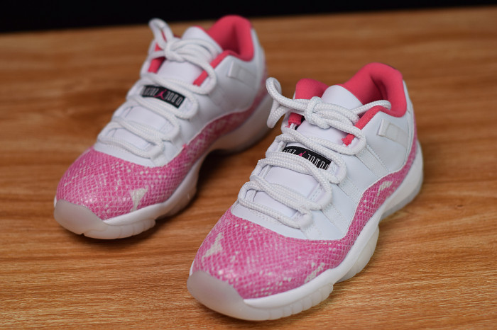 Air Jordan 11 Low WMNS “Pink Snakeskin” AH7860-106 - CCSHOES