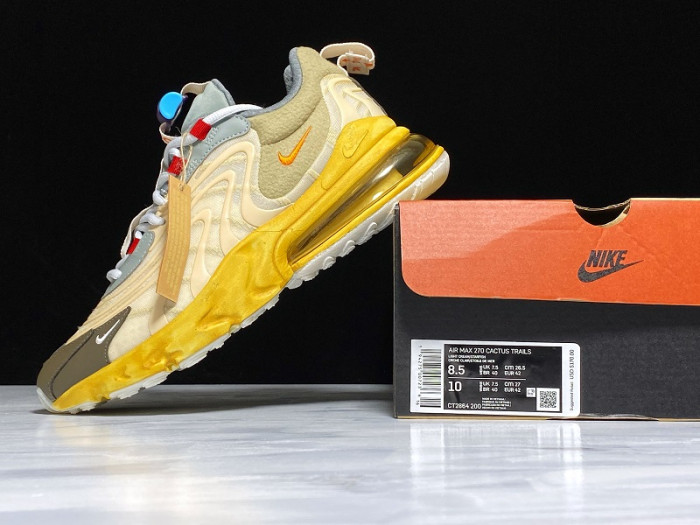 NIKE AIR MAX 270 REACT ENG TRAVIS SCOTT CT2864-200 - CCSHOES
