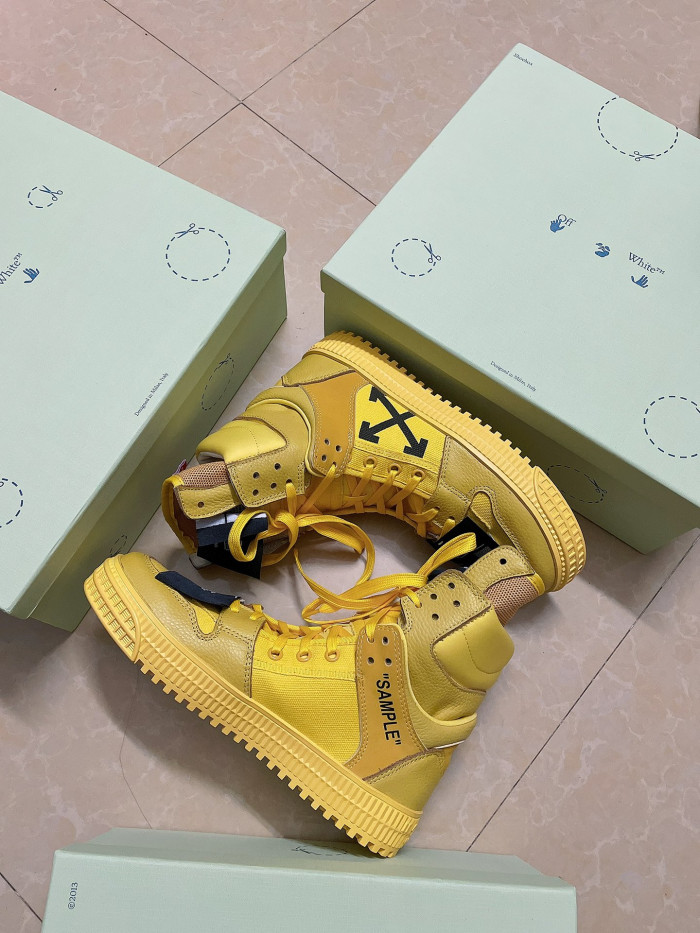 OFF-WHITE HIGH TOP SNEAKER - CCSHOES