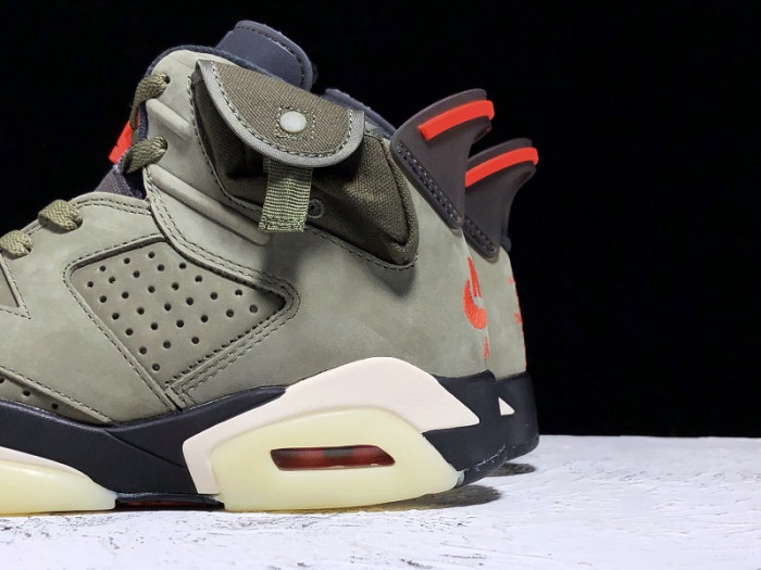 Travis Scott x Air Jordan 6 “Medium Olive” CN1084-200 - CCSHOES