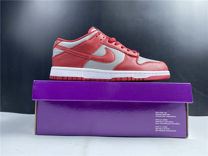 Nike Dunk Low Retro Medium Grey Varsity Red UNLV (2021) DD1391-002 - CCSHOES