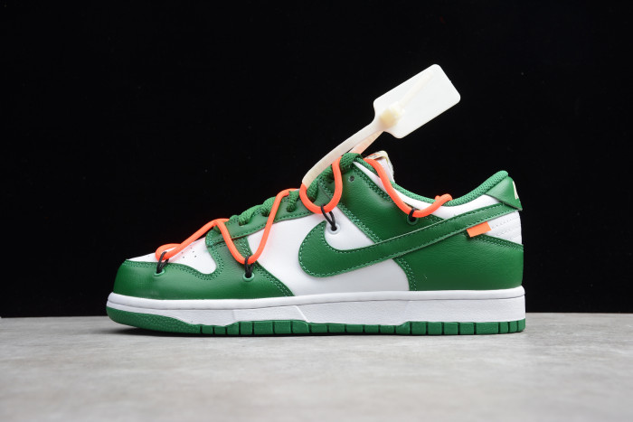 OFF-WHITE X Dunk Low "Pine Green" CT0856-100 - CCSHOES