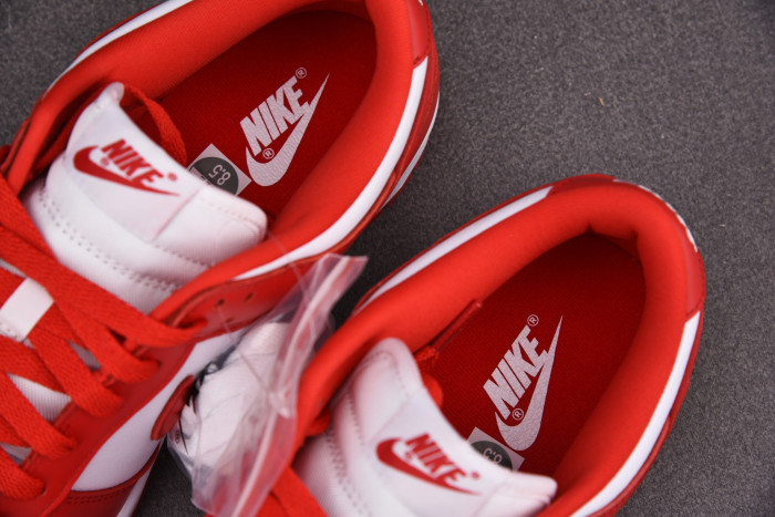 NIKE DUNK LOW UNIVERSITY RED WHITE CU1727-100 - CCSHOES