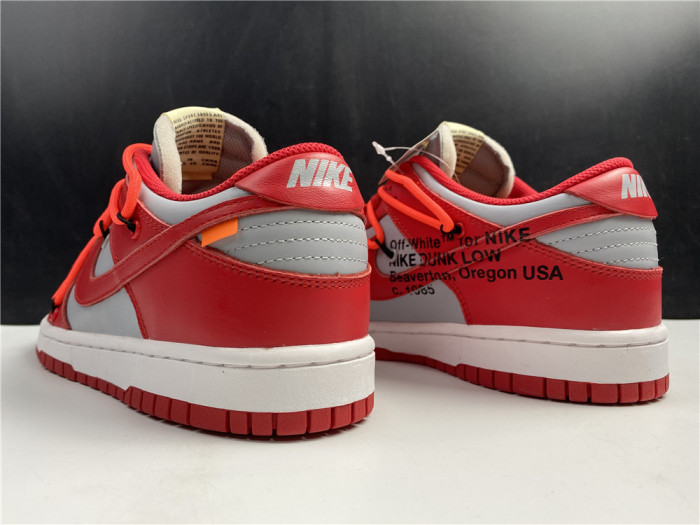 OFF-WHITE x Dunk Low 'University Red' CT0856-600 - CCSHOES