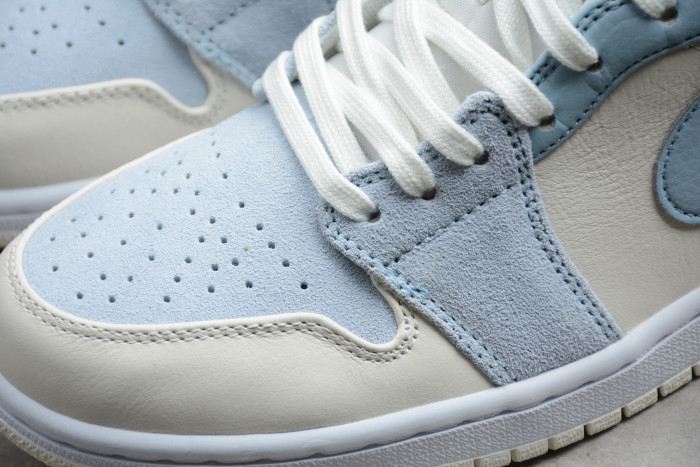 Air Jordan 1 Mid Mixed Textures Blue DA4666-100 - CCSHOES