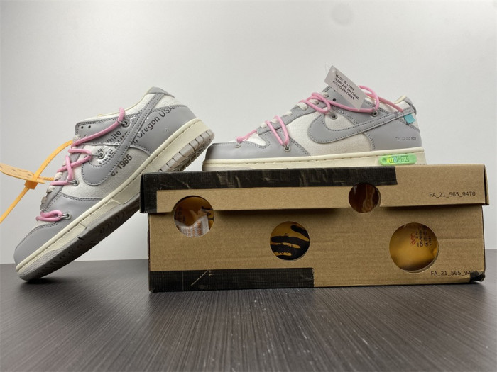 Nike Dunk Low Off-White Lot 9 DM1602-109 - CCSHOES
