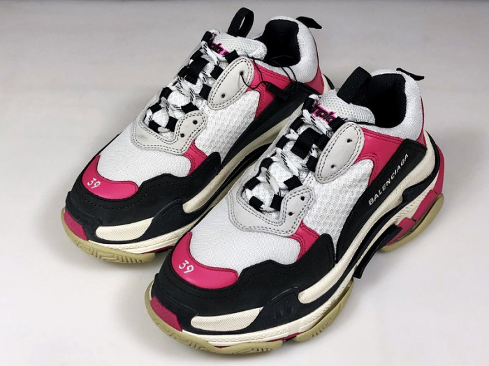 BLCG Triple S Neon Pink 2019 524039 W09O6 5671 - CCSHOES
