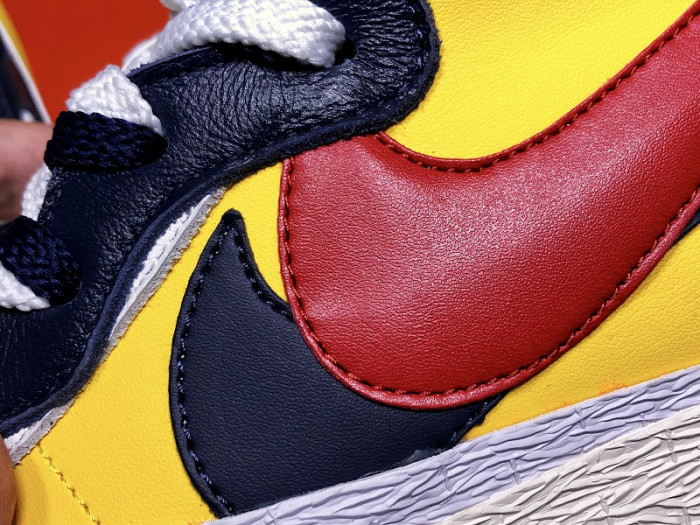 SACAI X NIKE BLAZER MID VARSITY MAIZE BV0072-700 - CCSHOES